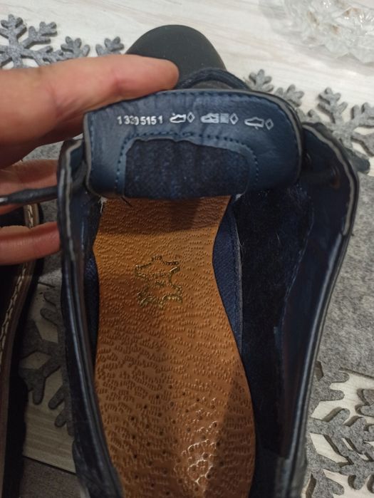 Кожаные мужские туфли дерби Clarks Cushion Оригинал, размер 41