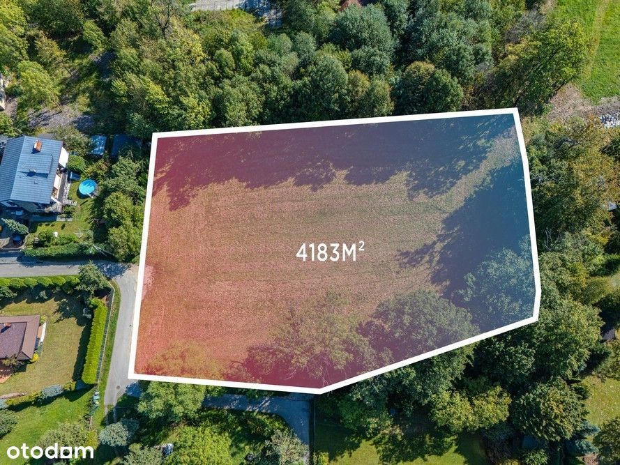 Jaworze-Topolowa, piękna działka u stóp beskidu.