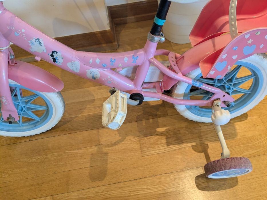 Bicicleta Infantil  Princesas Rosa