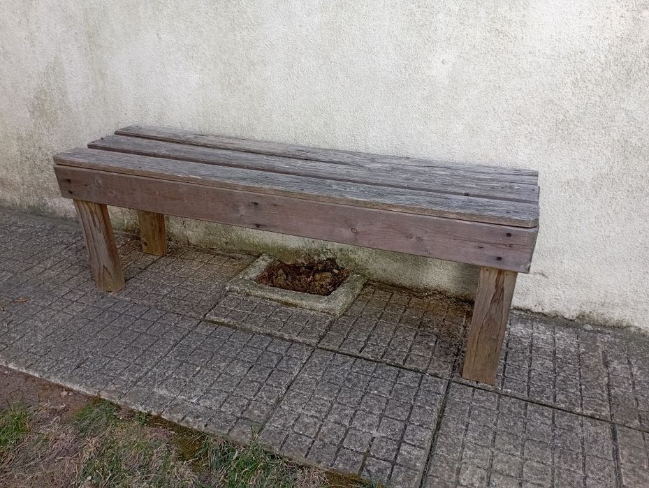 Banco corrido antigo