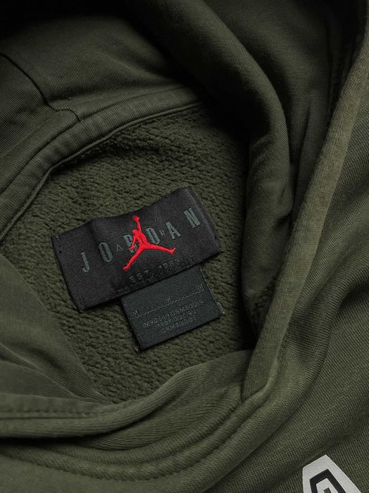 Zielona bluza z kapturem M Jordan