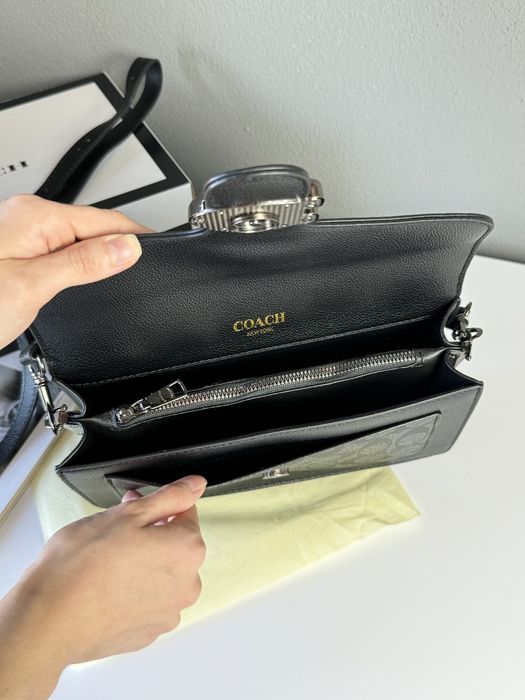 Сумка coach tabby багет женская сумка кроссбоди клатч купити коуч люкс