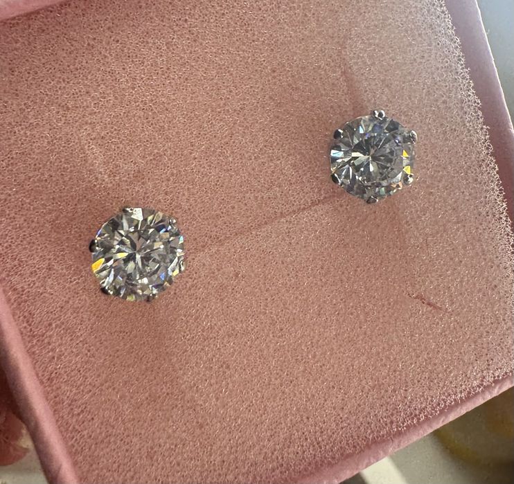 Nowe, piękne kolczyki szlifowane na brylanty Bijou Brigitte okazja