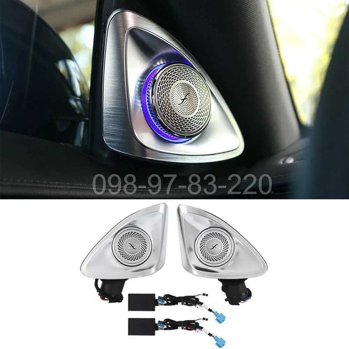 Выездные динамики 3d 4D twetter burmester мерседес Mercedes w222 w213