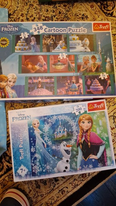 Frozen puzzle I poszewki