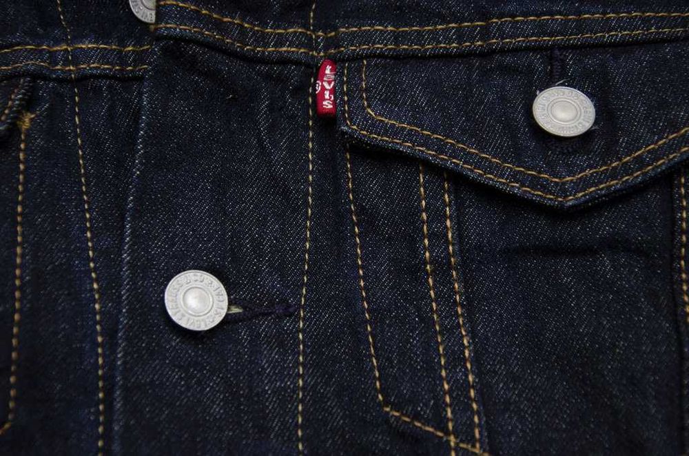 Джинсовый пиджак levis. размер s