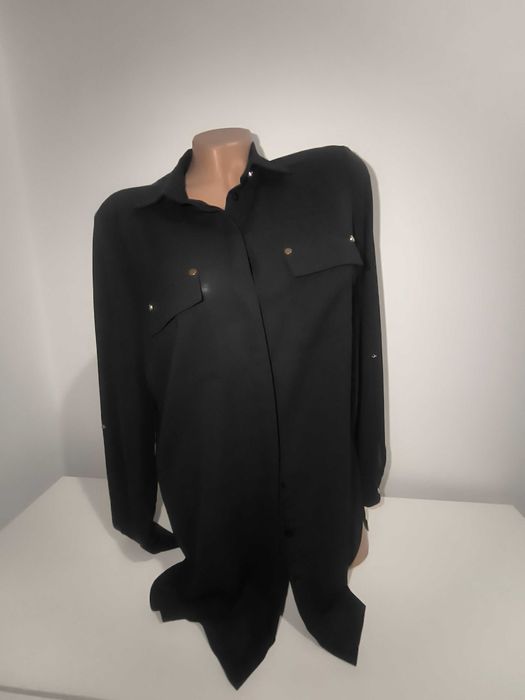 Чорна блузка 48-50 розмір ( 12 UK)