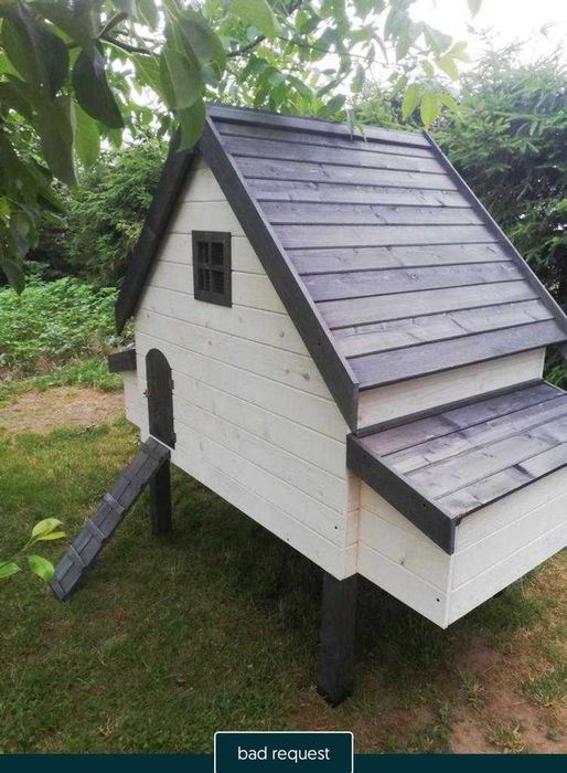 Piękny kurnik STELLA XL - Biały  dla 15 kur