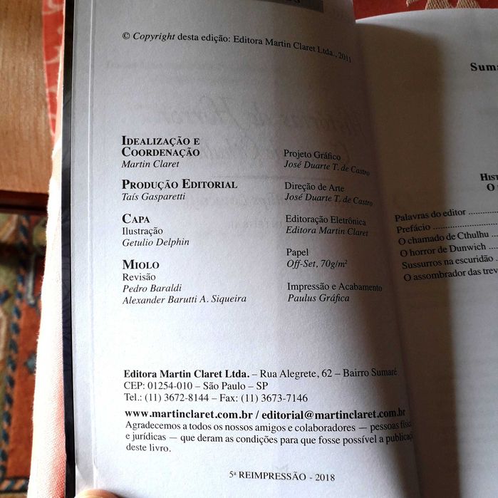 Mais Contos H. P. LOVECRAFT (Edição BRASIL) - NOVOS Capa mole