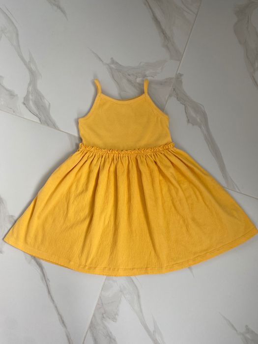Літнє плаття платтячко сукня сарафан 5-6 р 110-116 р жовте платье
