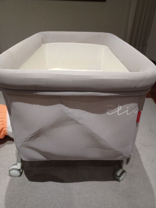 Berço baby clic cinzento