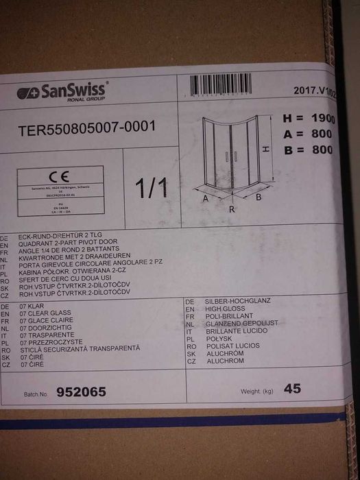 kabina prysznicowa szklana 80x80 z brodzikiem 80x80