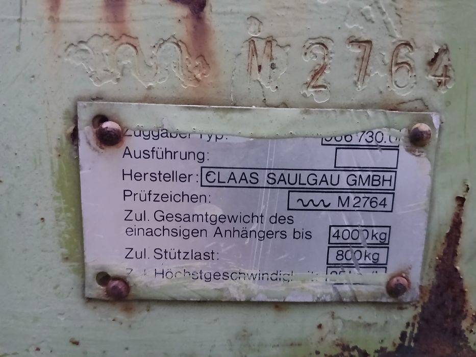 Przyczepa samozbierająca Claas Sprint 320k noże