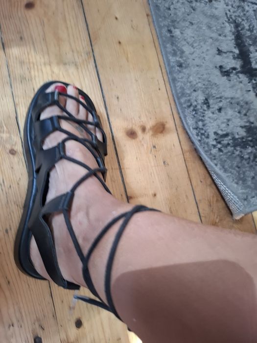 Primark sandały na platformie, rzymianki 37