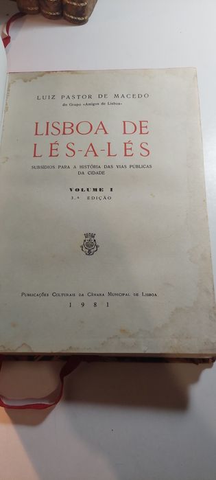 Lisboa de Lés-a-Lés - Luiz Pastor de Macedo (5 Volumes)
