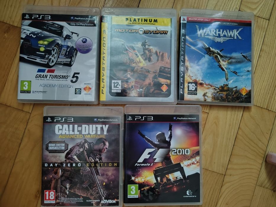 Ps3 slim 2 pady HEN +5 płyt z grami