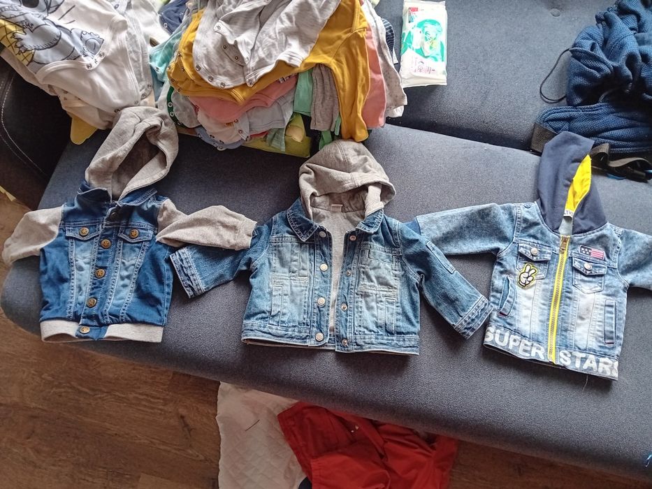 Mega paki ubranek dla niemowlaka 56-74