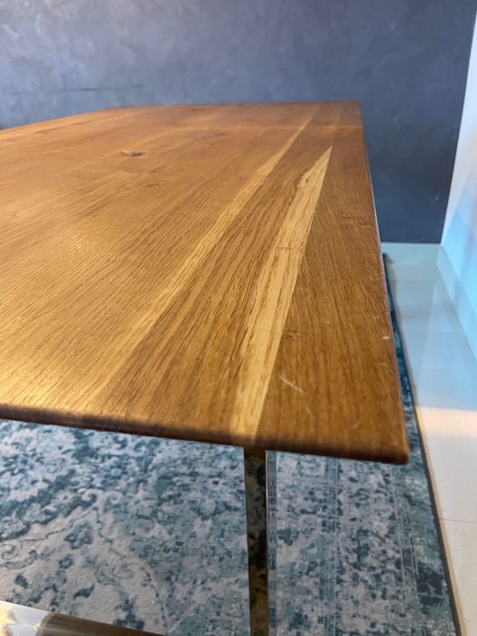 Mesa Kare Design Symphony Oak Chrome 180x90