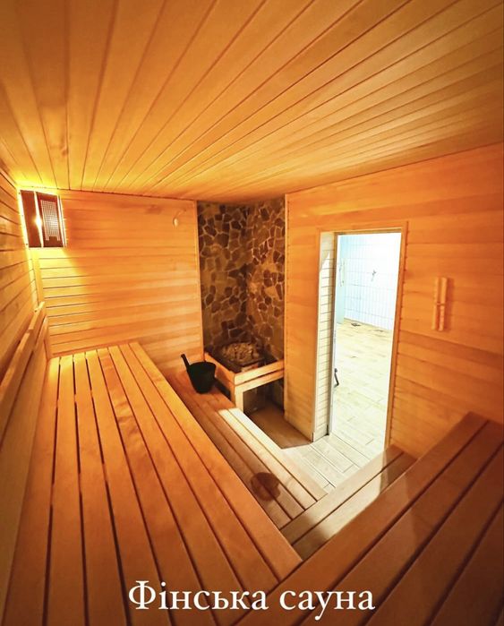 Світ Саун Leon-Сауна, Баня, Хамам, Лазня, Spa з басейном і водоспадом.