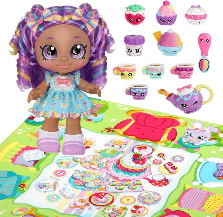 ОРИГИНАЛ! Кукла Кинди Кидс Кирсти Набор для чаепития Kindi Kids
