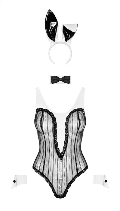 4-częściowy kostium króliczek rozm.S/M