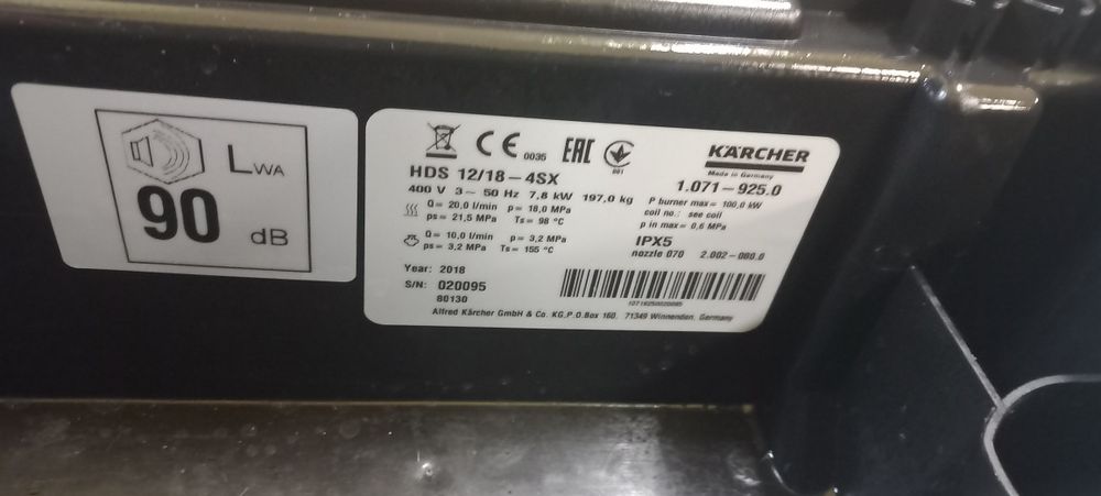 Myjka Karcher HDS 12/18 4 Sx