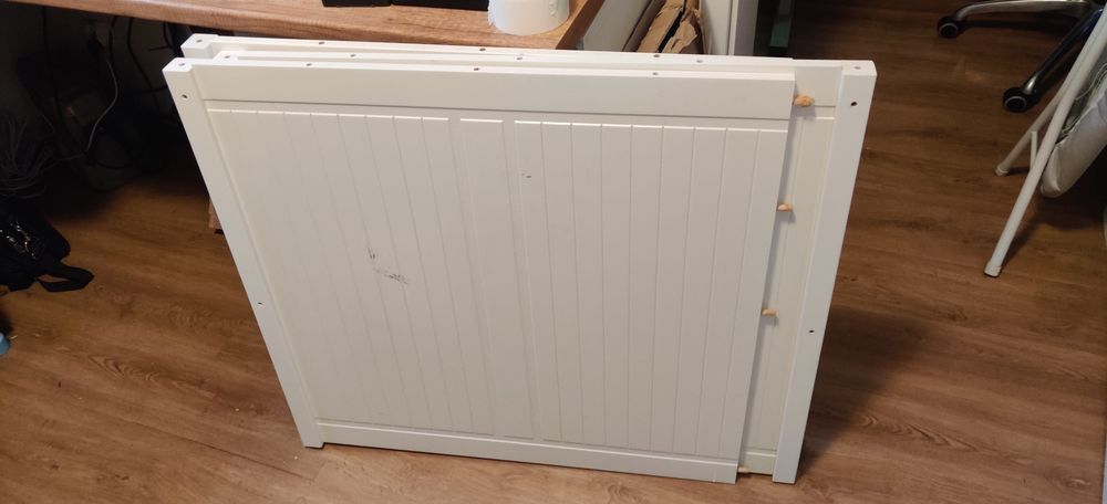 Ikea Hemnes biały lewy bok łóżka