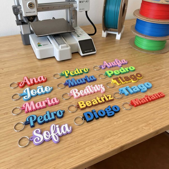 Porta-Chaves Personalizado com sue nome ou logo