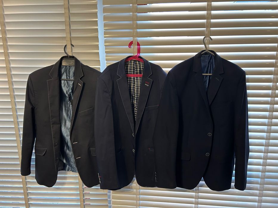 3 Marynarki męskie L/XL Casual/Eleganckie–Pako Lorente, Supreme, Diak