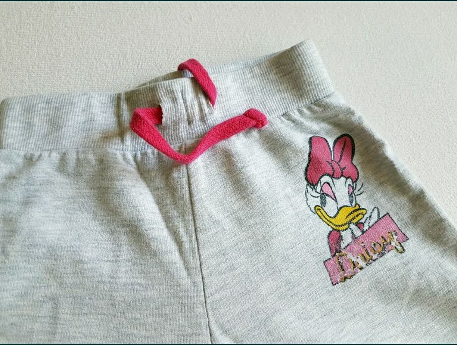 Szare spodnie Daisy Disney 86 dresowe od 1 do 2.5 roku