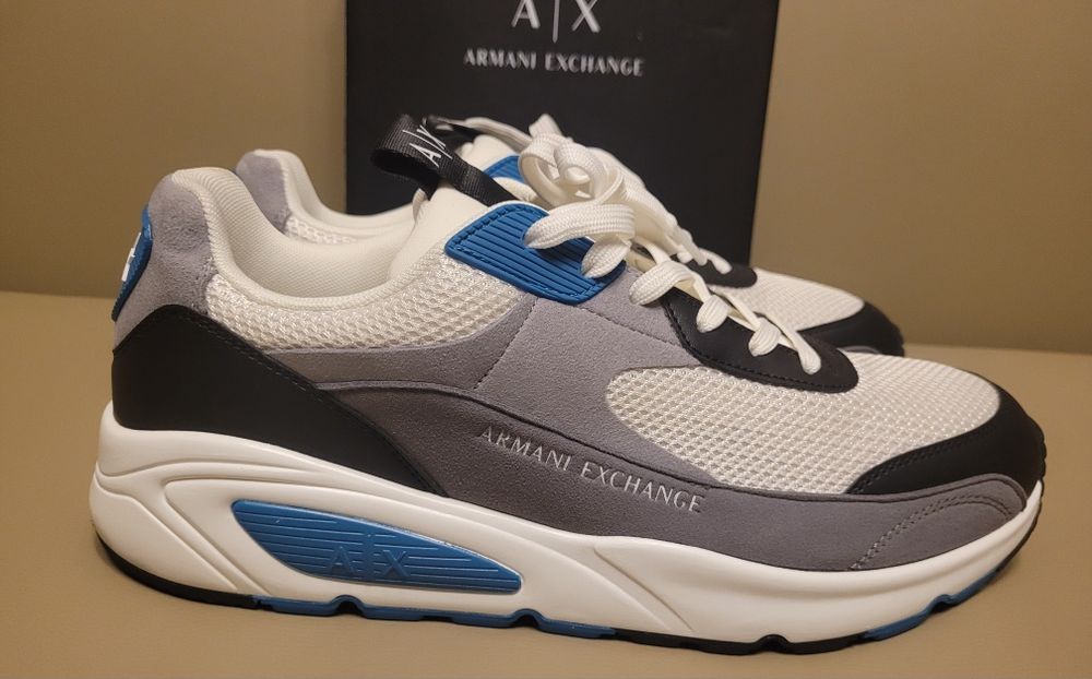 Кроссовки летние Armani Exchange 45 Белые
