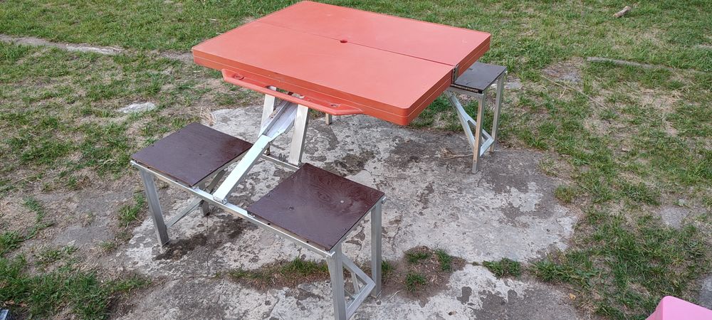 Składany stół piknikowy walizka stolik turystyczny