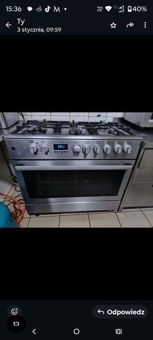 Kuchenka gazowa Ravanson