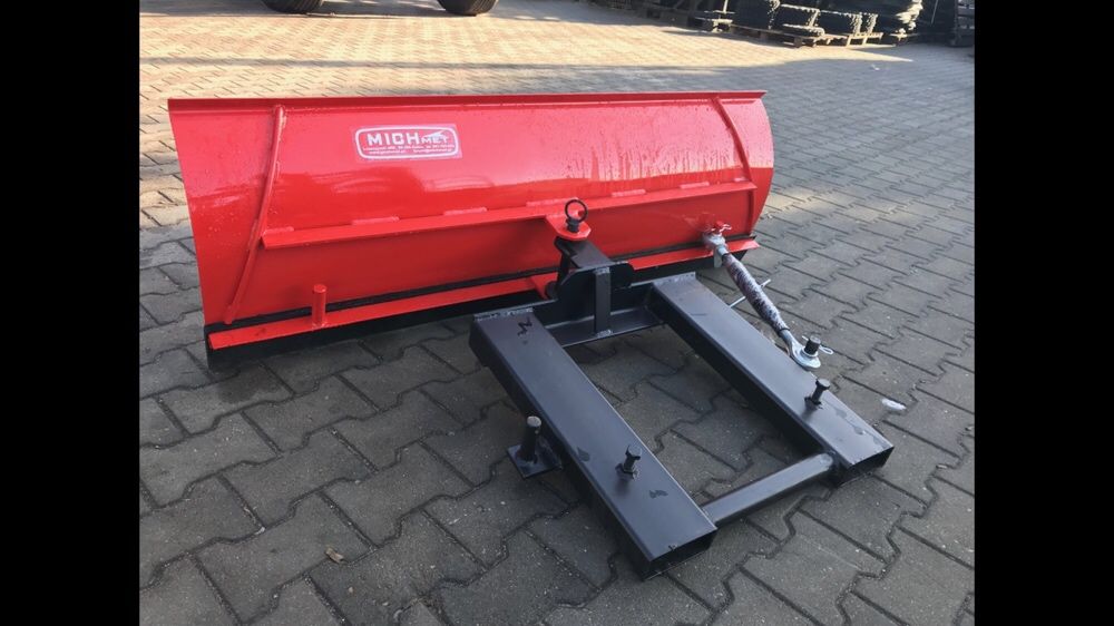 Plug do śniegu do wózka widłowego 150 cm guma na widły widlak szufla