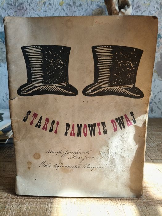Stara książka nuty starsi panowie dwaj ⁶¹