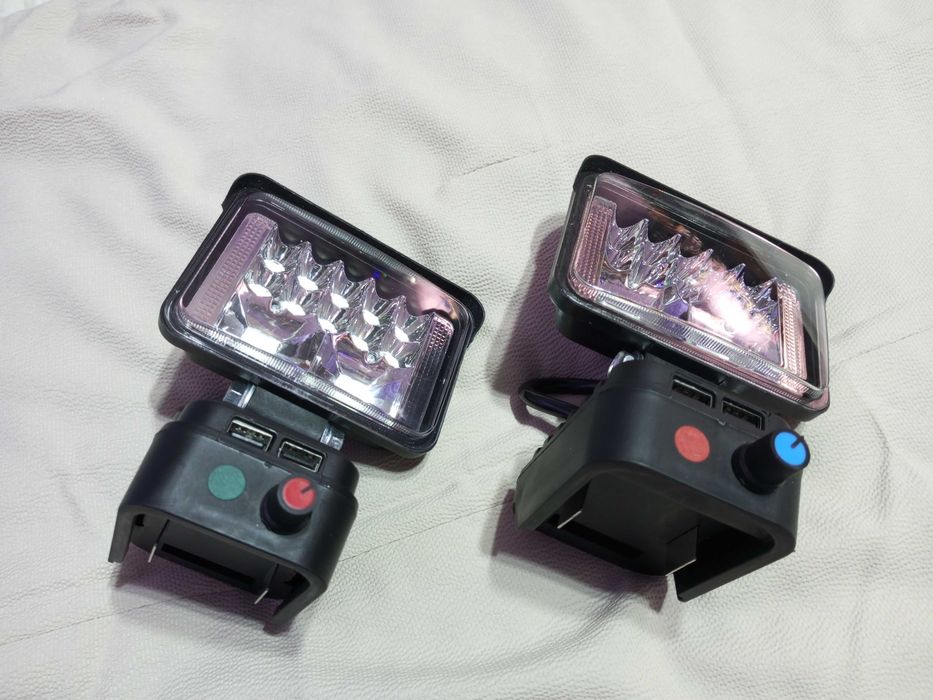 Прожектор фонарь для батареи MAKITA.18-21 в.Повербанк USB