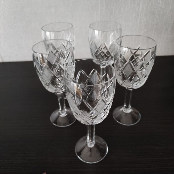 Чарки кришталеві, 5 шт Акція!