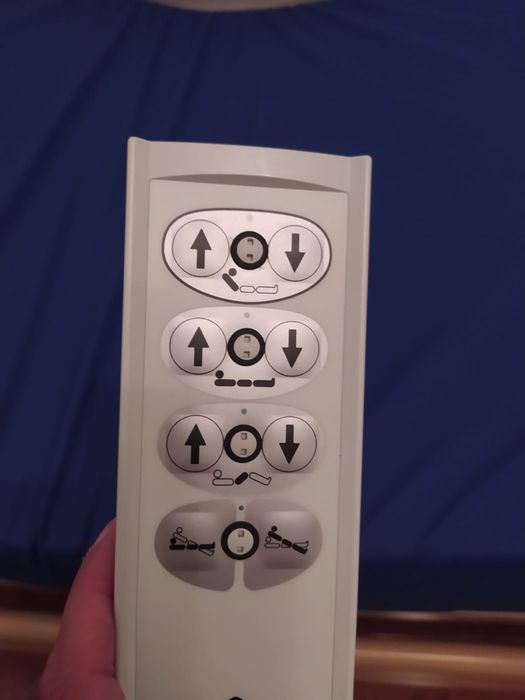 Cama articulada elétrica hospitalar + colchão anti-escaras