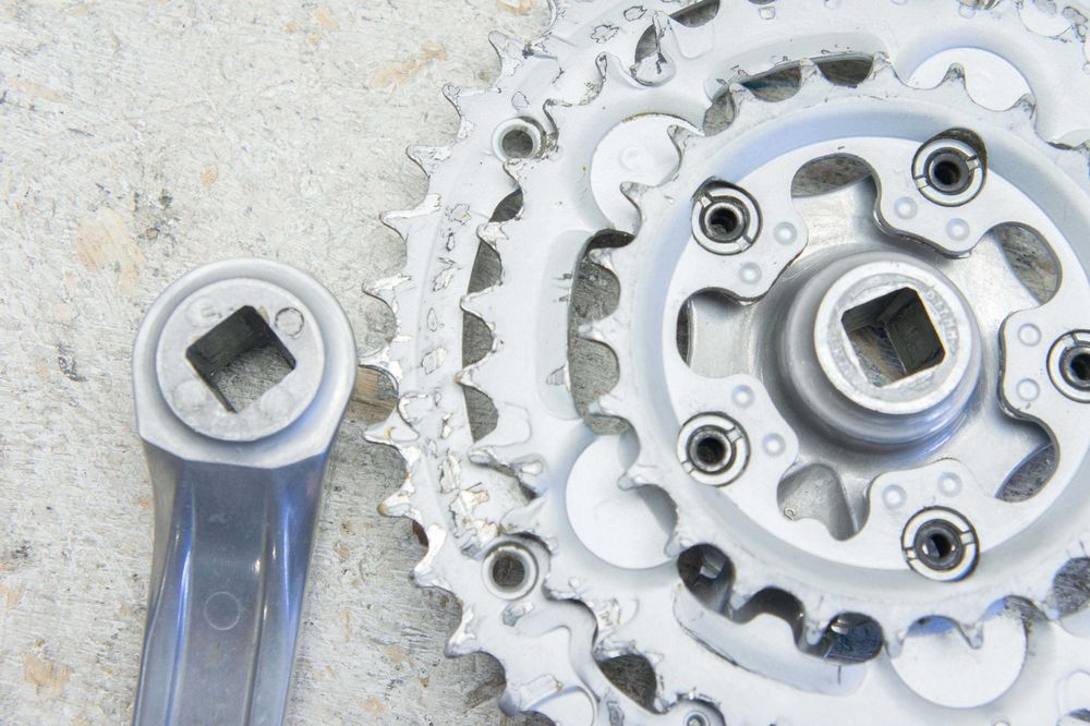 Система шатунов Shimano Alivio 42/34/24 (FC-MC16 Japan) шатуны 175