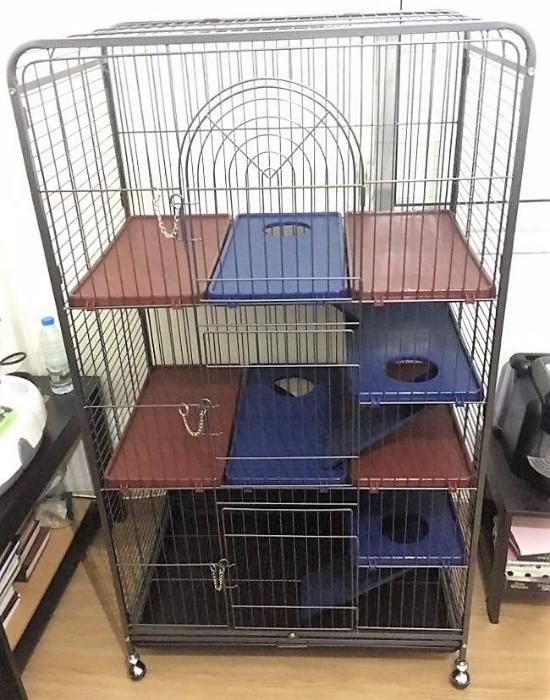Gaiola nova furão ou chinchila de 4 Pisos
