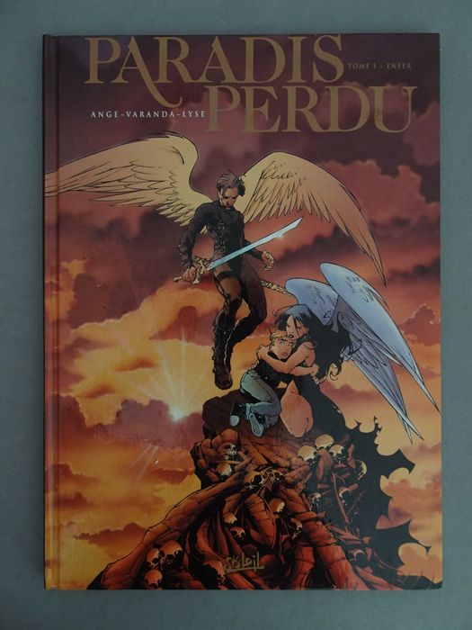 Livro BD Banda Desenhada em francês Paradis Perdu Tome 1 - Enfer (capa dura) Ange-Varanda-Lyse