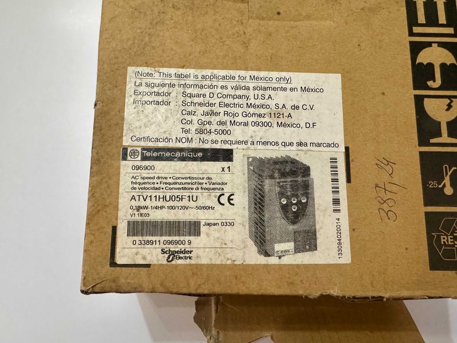 Falownik Schneider Electric ATV11HU05F1U 0,18kW - Nowy