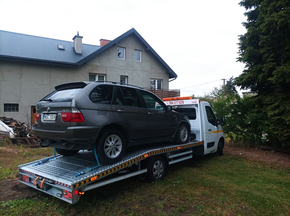 Pomoc drogowa, wynajem lawety samochodowej