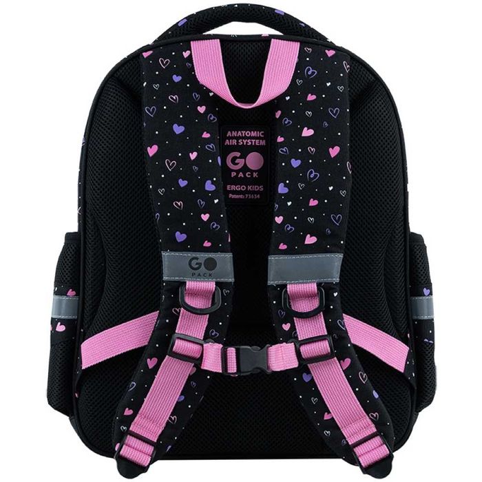 Рюкзак шкільний GoPack Bright&Awesome , папка для праці KITE