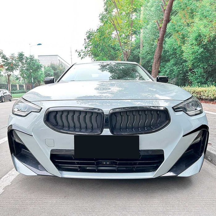 Накладки (канарди) на передні повітрозабірники BMW G42 M Sport 2022+