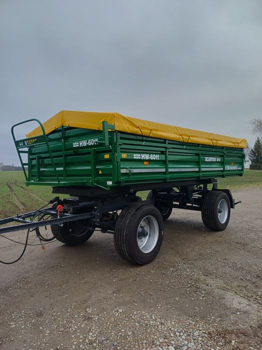 Przyczepa wywrotka hw 60 ifla hl 60.11 niemka 8 ton d732 d55 brandys