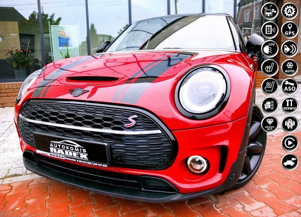 MINI Clubman CHILI|SalonDE|4x4|Bezwyp|SerwisASO|Head Up|Półskóry|2xPark|Automat