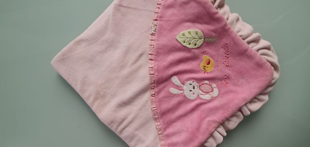 2 Mantas bebé Rosa