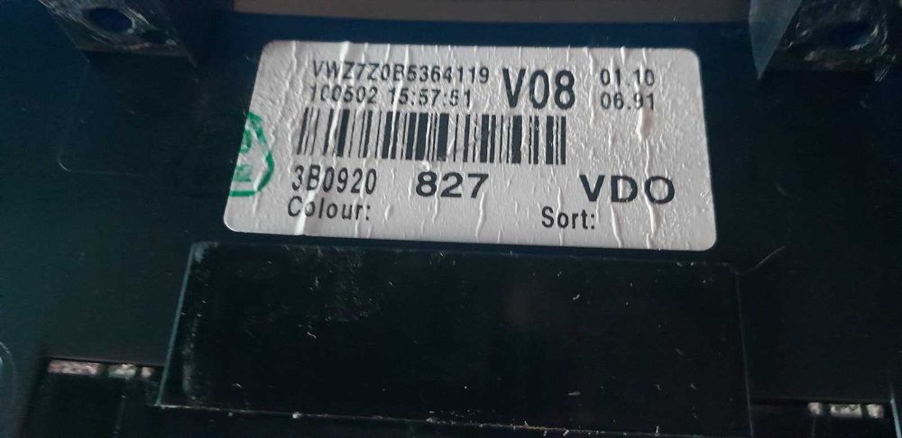 Licznik Zegary 3B0920827 Vw Passat B5 FL 1.8T 110.080.198/001