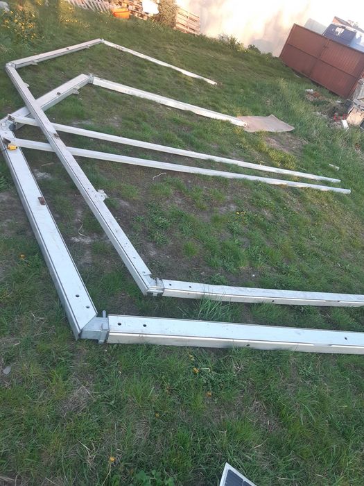 Hala magazynowa Dach blacha boki plandeka